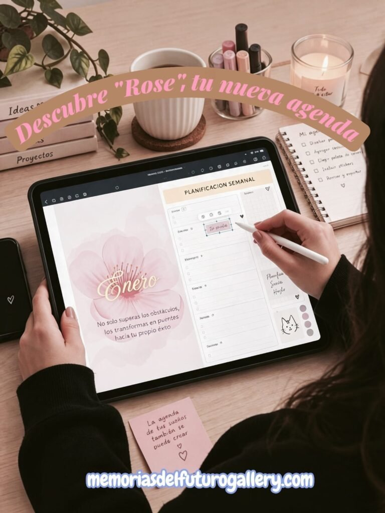 Planner digital "Rose"